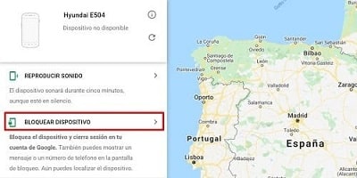bloquear dispositivo con android device manager